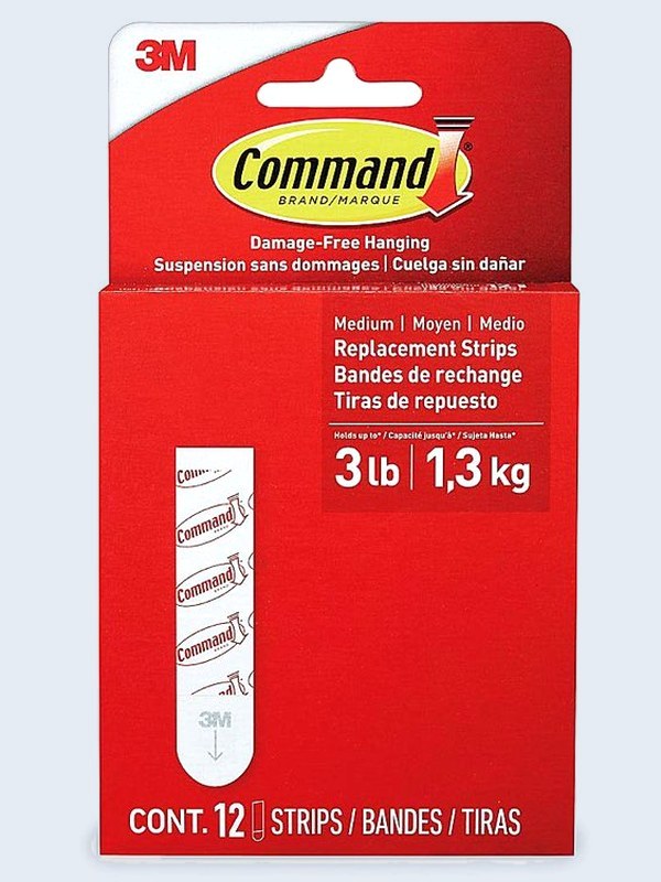 3M 17021 Command Tiras de Repuesto - Medianas