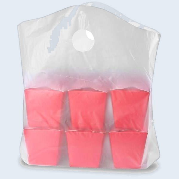 Bolsas de comida para llevar con fuelle, 22 x 18 x 8 pulg