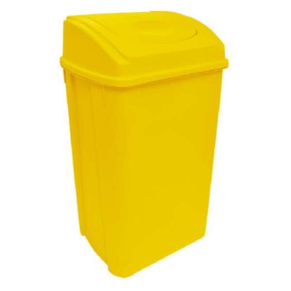 Bote para basura con balancín frontal de 42 lt