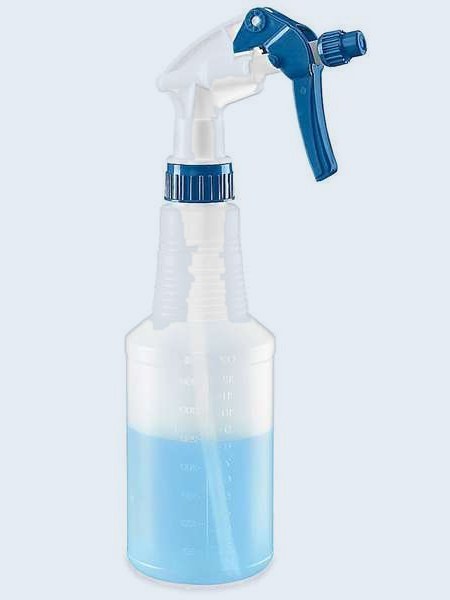 Botellas de plástico con atomizadores, 16 oz, 473 ml
