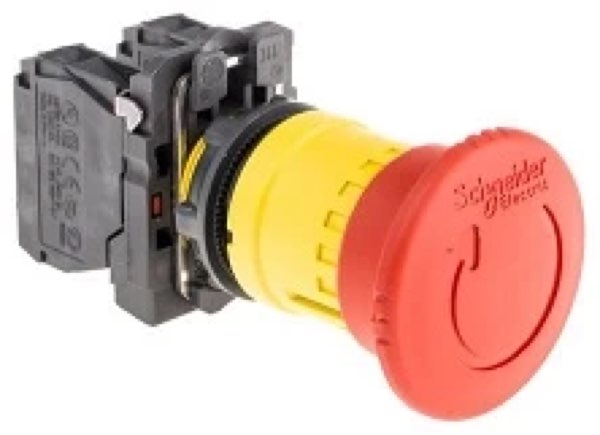 Botón PARO de emergencia Telemecanique XB5AS8445