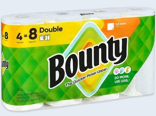 Bounty toallas de papel en rollo