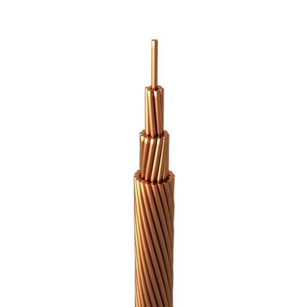 Cable de cobre suave desnudo, calibre 6