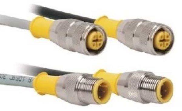 Cable doble cable M12 U13689 Turck WK 4.5T-0.6-P7X3