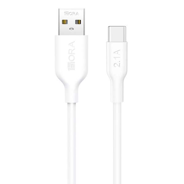 Cable Usb A Usb Tipo C De 2M, 1Hora, Blanco Cab246B