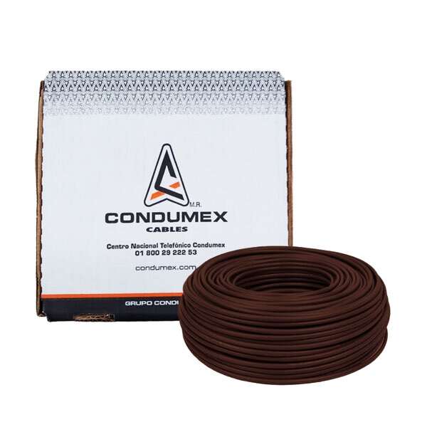 Caja de 100 M., cable café THW, calibre 18
