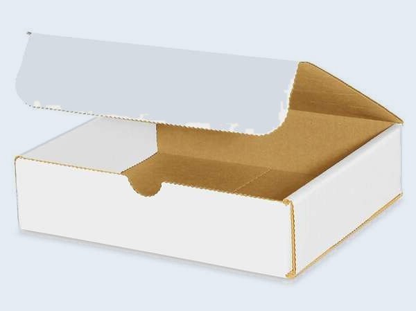 Cajas blancas indestructibles 8 x 7 x 2 pulg