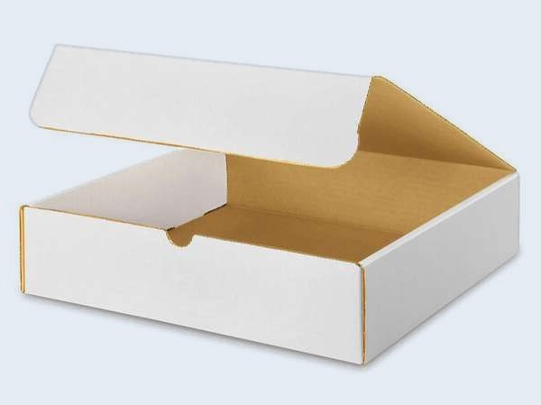 Cajas blancas para envíos 12 x 12 x 3 pulg
