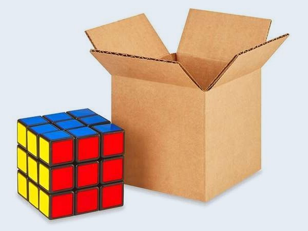 Cajas de cartón 3 x 3 x 3 pulg