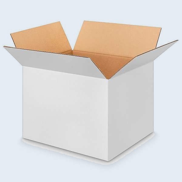 Cajas de cartón blancas 16 x 12 x 12 pulg