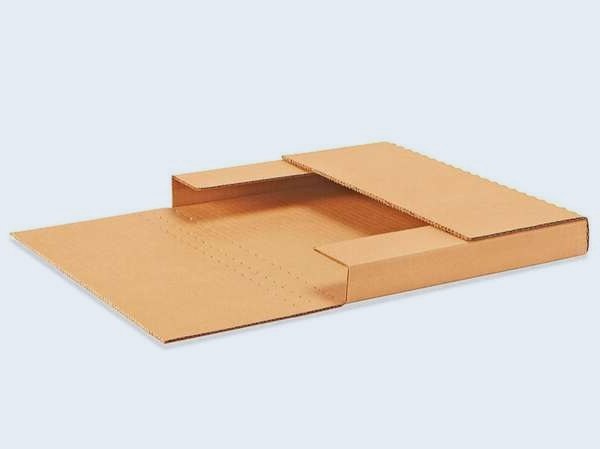 Cajas kraft de doblado fácil 11 1/8 x 8 5/8 pulg