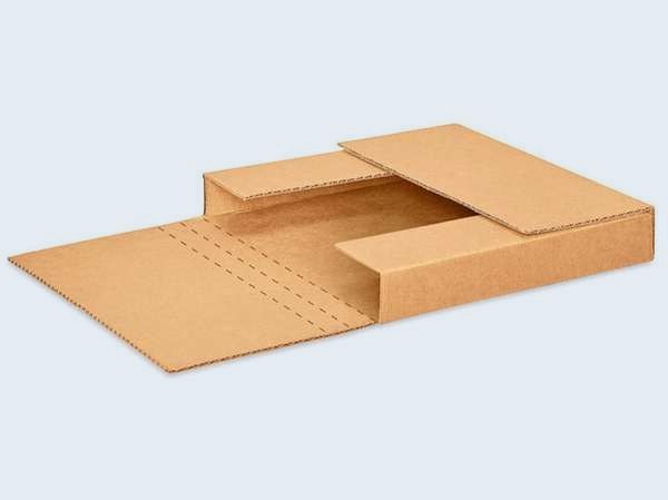 Cajas kraft de doblado fácil 7 1/2 x 7 1/2 pulg