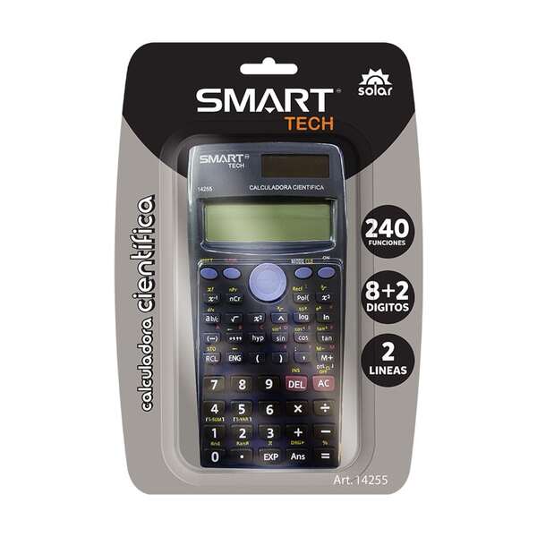Calculadora Cientifica 8+2Dig 240Func 2Lineas 14255