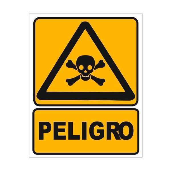 Cartel "Peligro" marca LICA