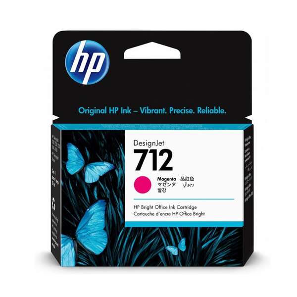 Cartucho De Tinta Hp 712 Magenta 3Ed68A 3Ed68A