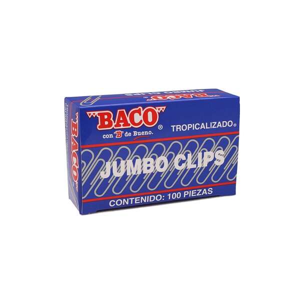 Clip Redondo Jumbo Con 100 Ptclb0006
