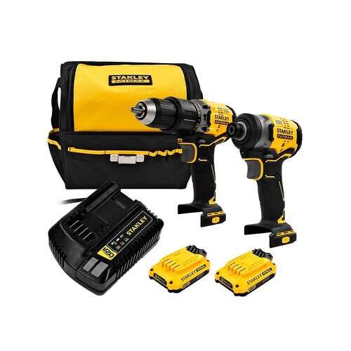 Combo Rotomartillo Llave IMP+2BAT+CARG 20V SBDI461D2S-B3 Stanley