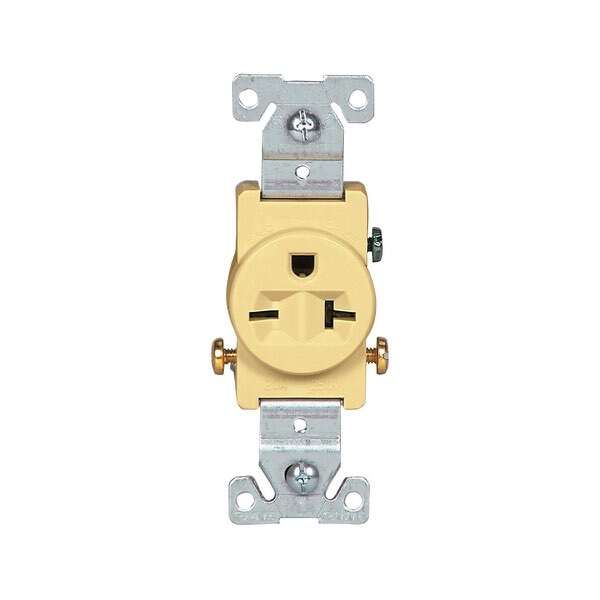 Conector de grado industrial, 20 A, marfil. 1876V-BOX Eaton