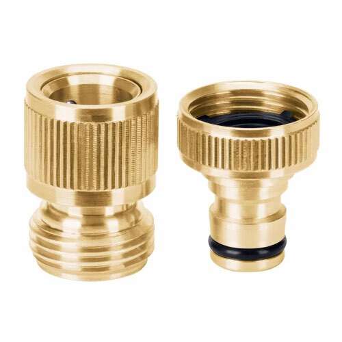 Conector Laton 3/4 pulg Camb Rap CLICK-GRM Truper