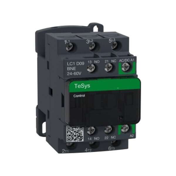 Contactor 3 polos, 9 A