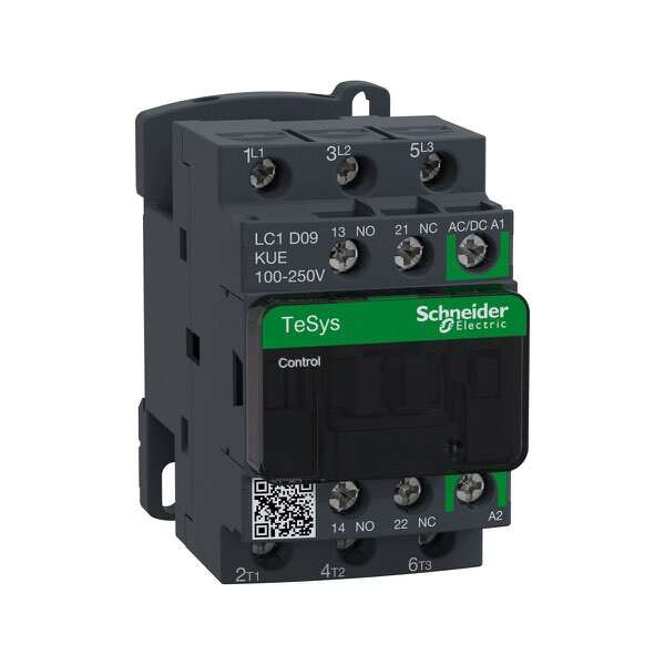 Contactor 3 polos, 9 A