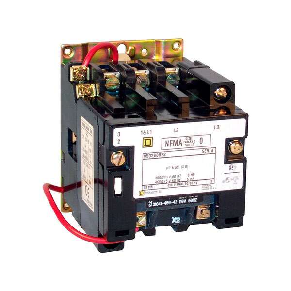 Contactor NEMA, tipo S, 3 polos