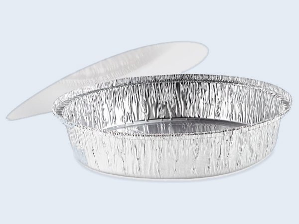 Contenedores de Aluminio de Comida para Llevar - Redondos de 9"