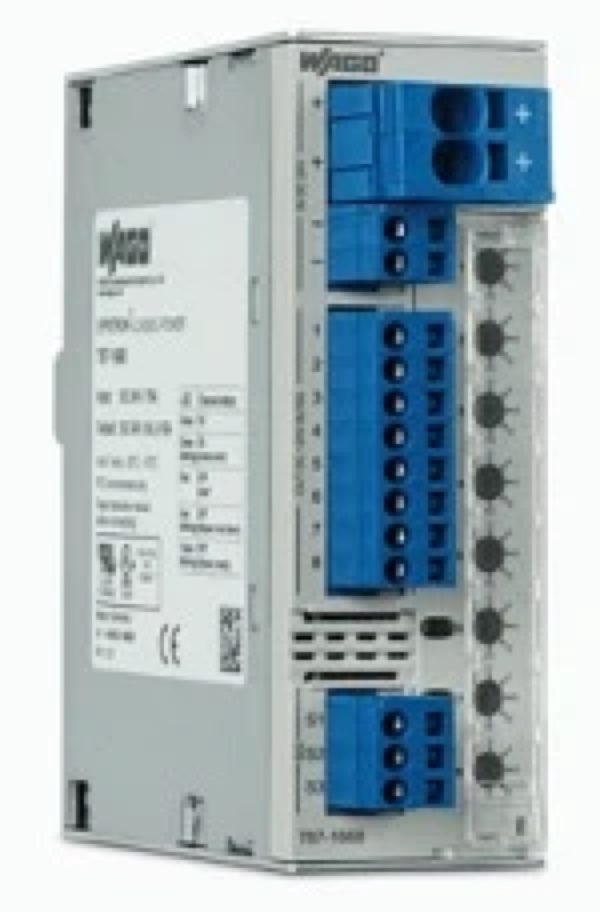 Electronic safeguarding circuito interruptor 24VDC 8 x 10 WAGO 787-1668