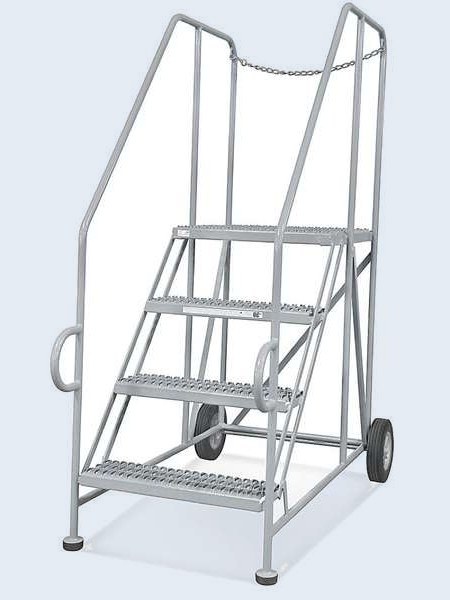 Escalera para acceso a tráiler, 4 escalones