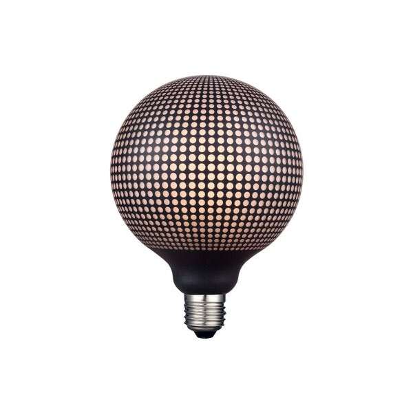 Foco LED vintage cristal poliácido, 4 W, base E27