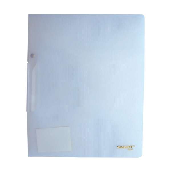 Folder Carta Plastico Con Clip Blanco Transp 21805