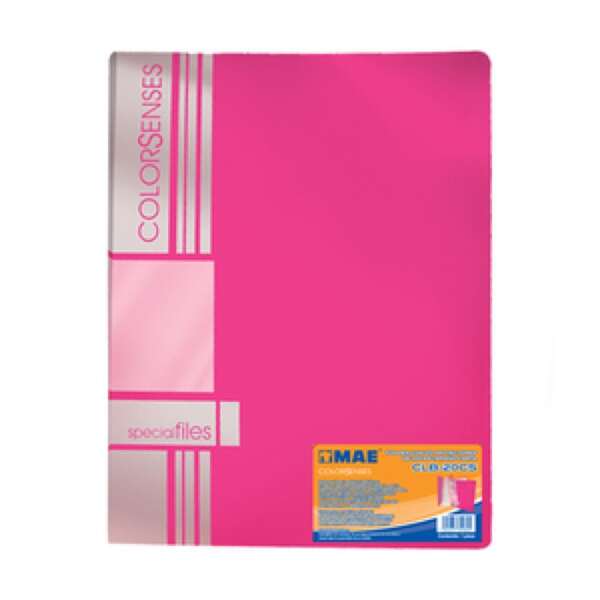 Folder Mae carta plástico MUL caja con 20 piezas