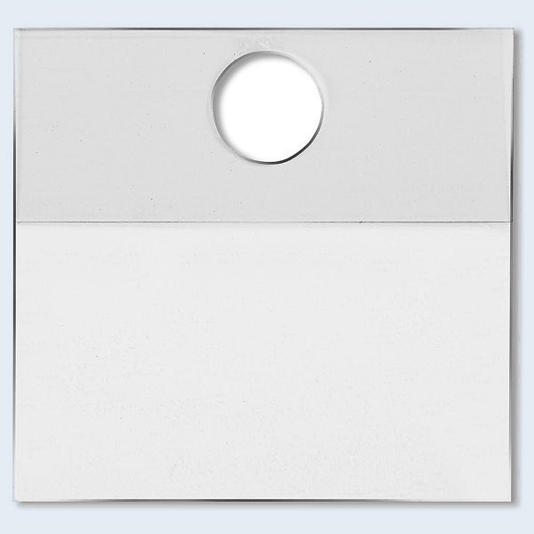 Ganchos Hang Tabs - 2 x 2", Redondo, 5 x 5 cm