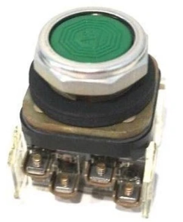 Green PUSH button tipo 4/13 30MM Allen-Bradley 800T-A1B