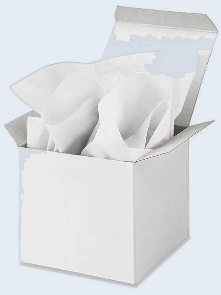 Hojas de papel de china, 20 x 30 pulg, blancas