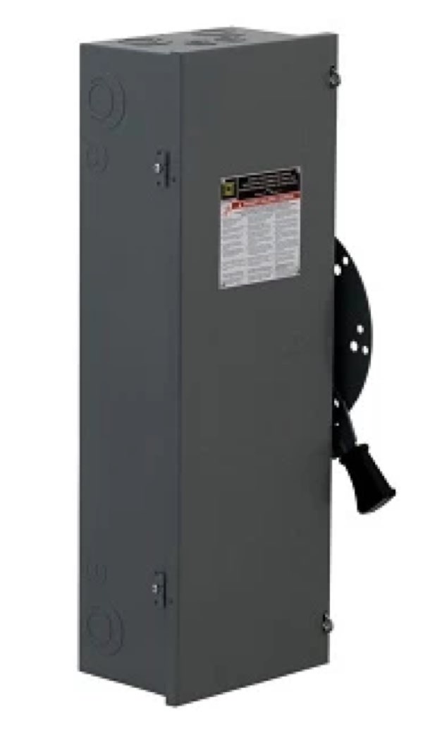 Interruptor doble TIRO 3X60 A 240V Square D DTU362