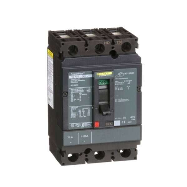 Interruptor termomagnético, 3 polos, 70 A. HDL36070 Schneider Electric