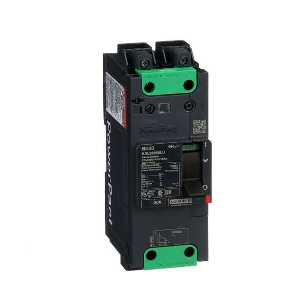Interruptor termomagnético BDL, 2 polos, 50A