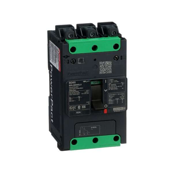Interruptor termomagnético BDL, 3 polos, 60 A