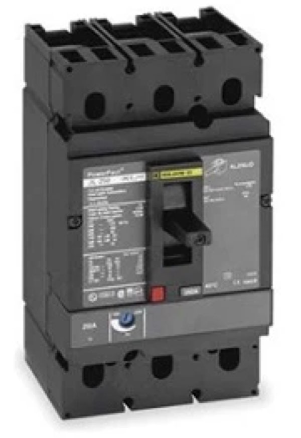 Interruptor termomagnético c/zapata 3X200A 18KA 480VAC 250VDC Square D JDL36200