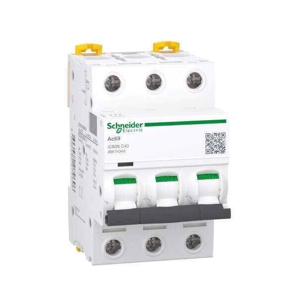 Interruptor termomagnético IC60N, 3 x 40 A