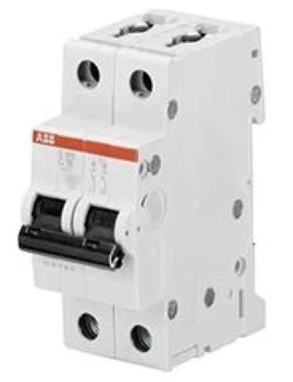 Interruptor termomagnético RIEL DIN 440VCA 3KA ABB SH202T-C6
