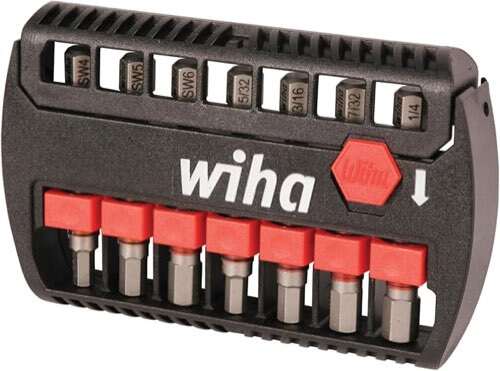 Jgo Puntas Hexagonal 7PZ 1/4 pulg 76894 Wiha