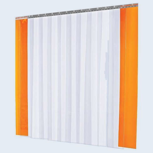 Kit de tiras de vinil para puertas, lisas, 8 x 10 pies