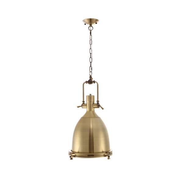 Lámpara, metálica, interior, suspendida, 60 W