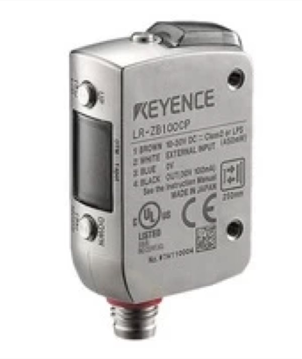 Láser sensor CMOS rectangle M8 4PIN Keyence LR-ZB100CP
