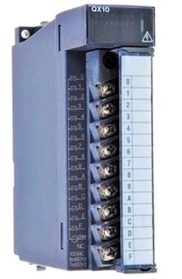 Melsec módulo de entrada digital 16PTS Mitsubishi Electric QX10