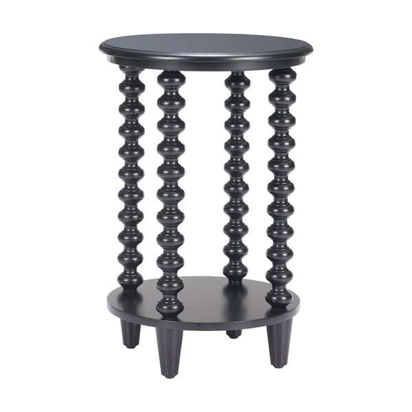 Mesa auxiliar para lobby de hotel, ZUO GOCCE, negro