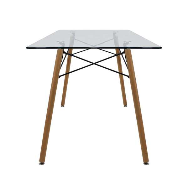 Mesa comedor oslo T5 rectangular de cristal templado