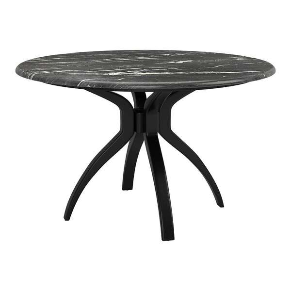 Mesa de comedor para bistró, ZUO SUMAY, negro